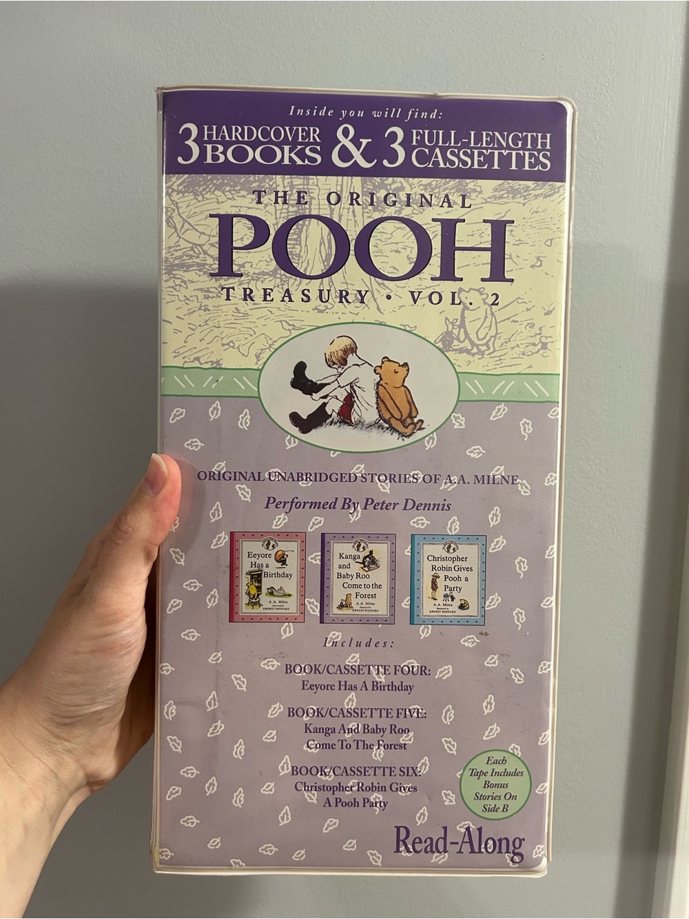 The Original Pooh Treasury Vol. 2 Read-Along Cassette Set - Lavender